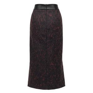 Trussardi Black Wool Women Skirt