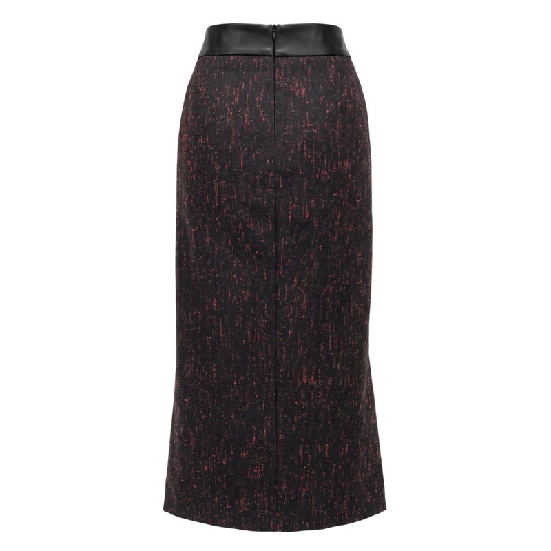 Trussardi Black Wool Women Skirt