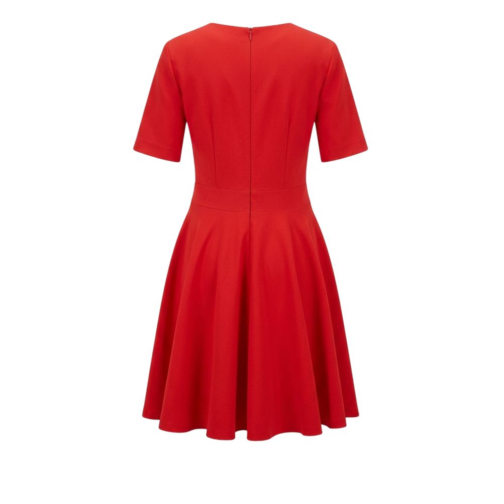 Trussardi Jeans Red Poliestere Women Dress