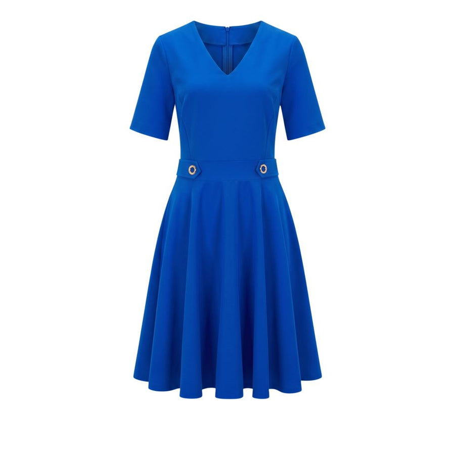 Trussardi Jeans Blue Poliestere Women Dress