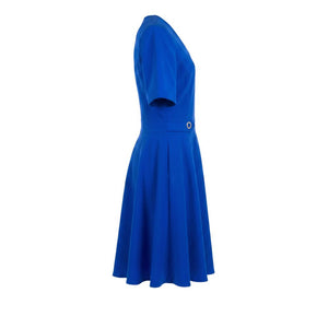 Trussardi Jeans Blue Poliestere Women Dress