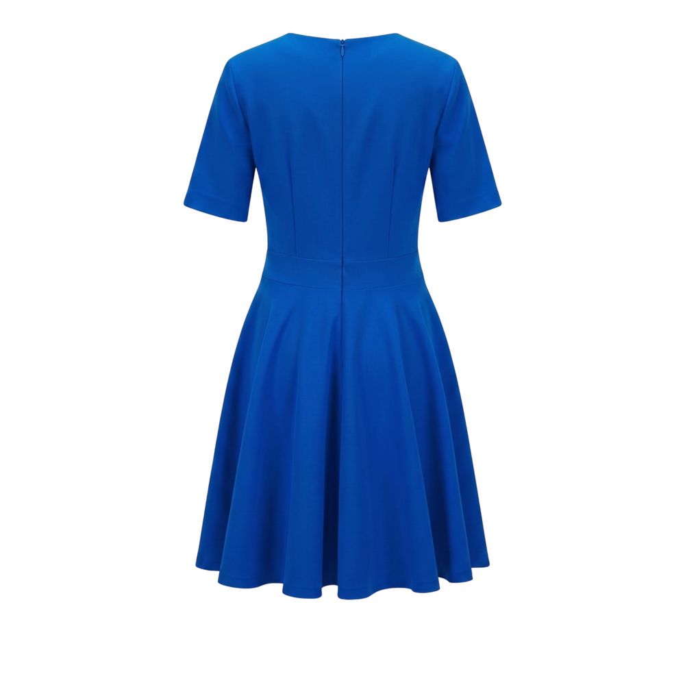 Trussardi Jeans Blue Poliestere Women Dress