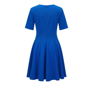 Trussardi Jeans Blue Poliestere Women Dress