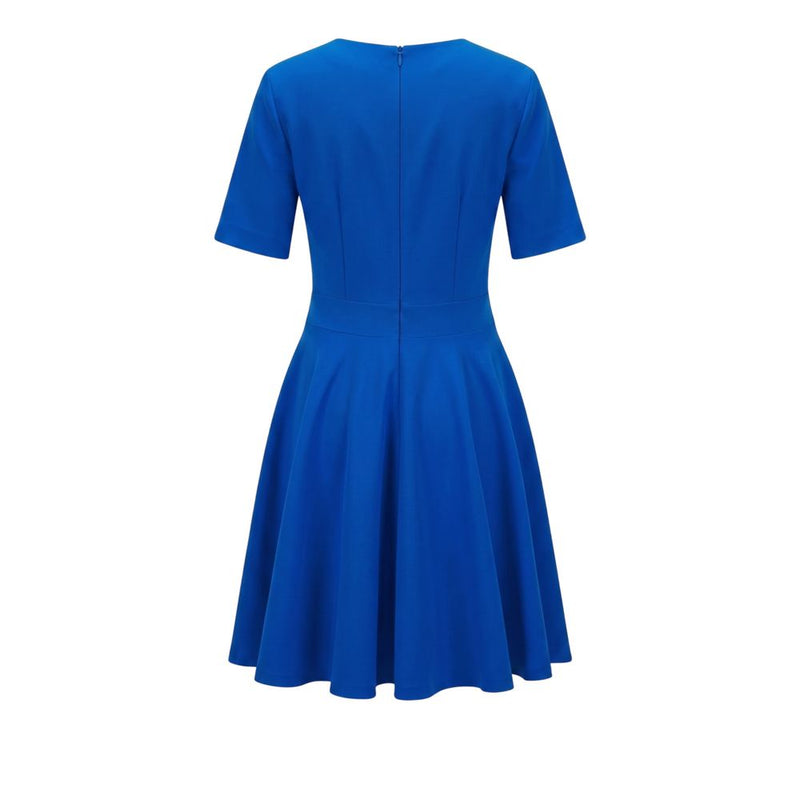 Trussardi Jeans Blue Poliestere Women Dress