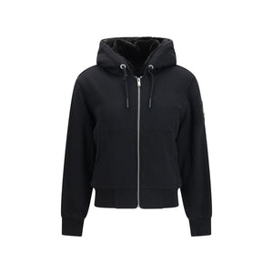 Moose Knuckles Black Cotton Sweatshirt