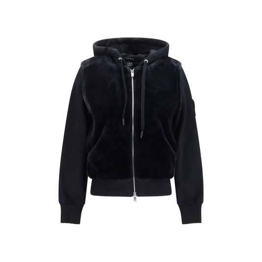 Moose Knuckles Black Cotton Sweatshirt