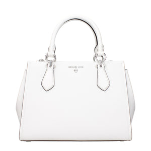 Michael Kors White Leather Handbag