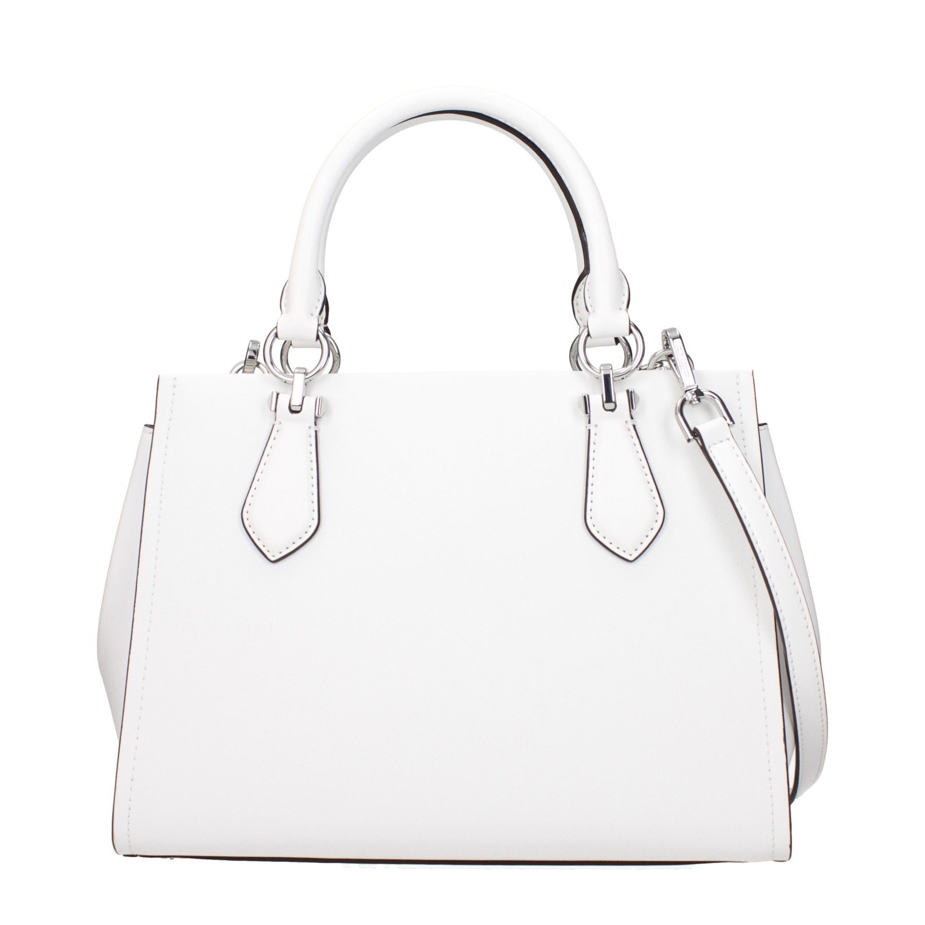 Michael Kors White Leather Handbag