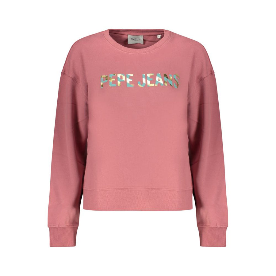 Pepe Jeans Pink Cotton Women Sweatshirt