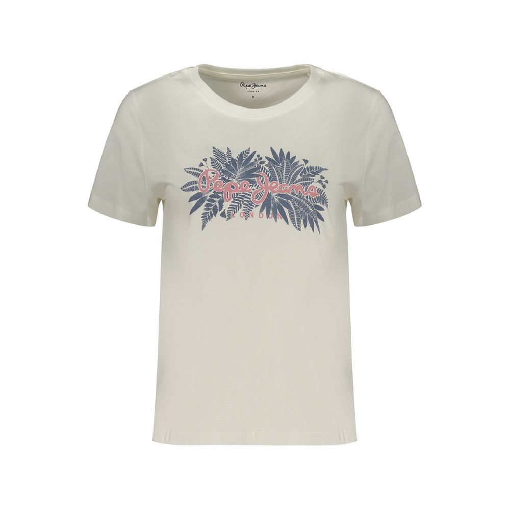 Pepe Jeans White Cotton Women's T-Shirt