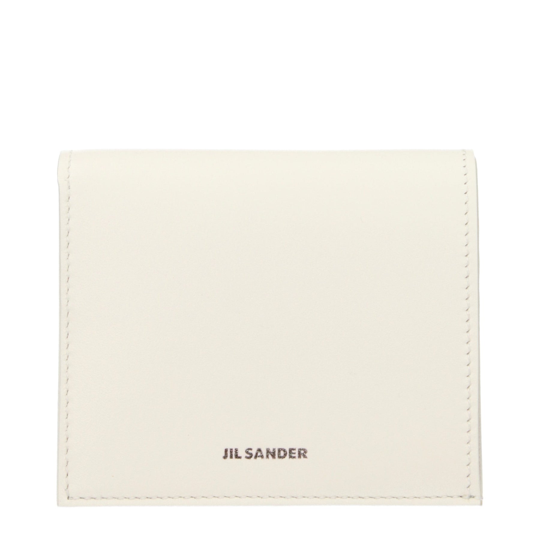 Jil Sander White Leather Wallet