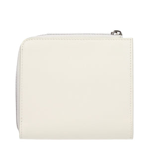 Jil Sander White Leather Wallet
