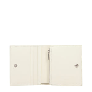 Jil Sander White Leather Wallet