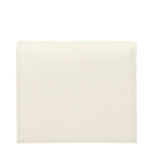 Jil Sander White Leather Wallet