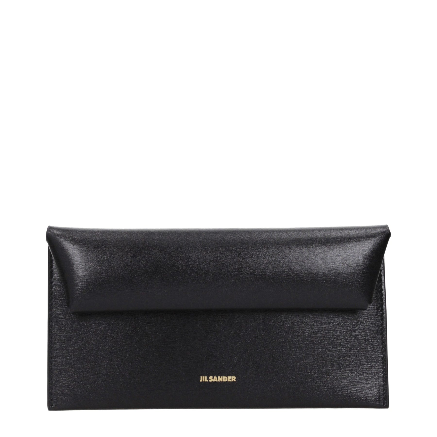 Jil Sander Black Leather Wallet