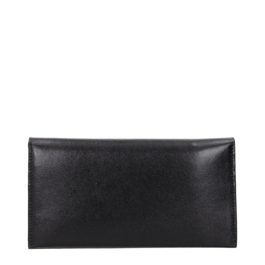 Jil Sander Black Leather Wallet