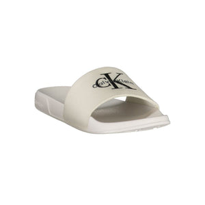 Calvin Klein White Polyester Women's Slipper