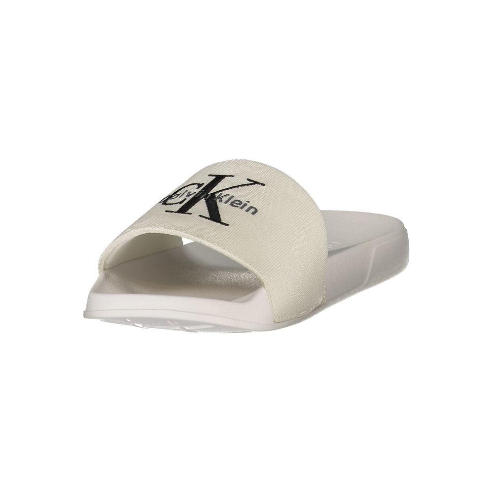 Calvin Klein White Polyester Women's Slipper