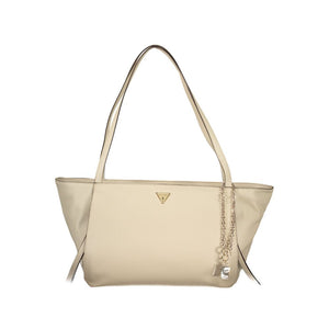 Guess Jeans Beige Polyurethane Women's Bag