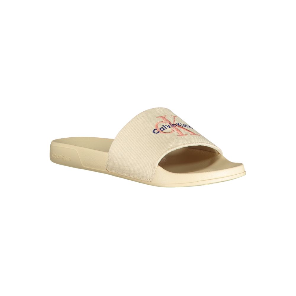 Calvin Klein Beige Polyester Women Shoe