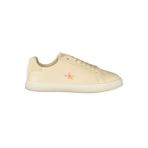 Calvin Klein Beige Polyurethane Women's Sneaker