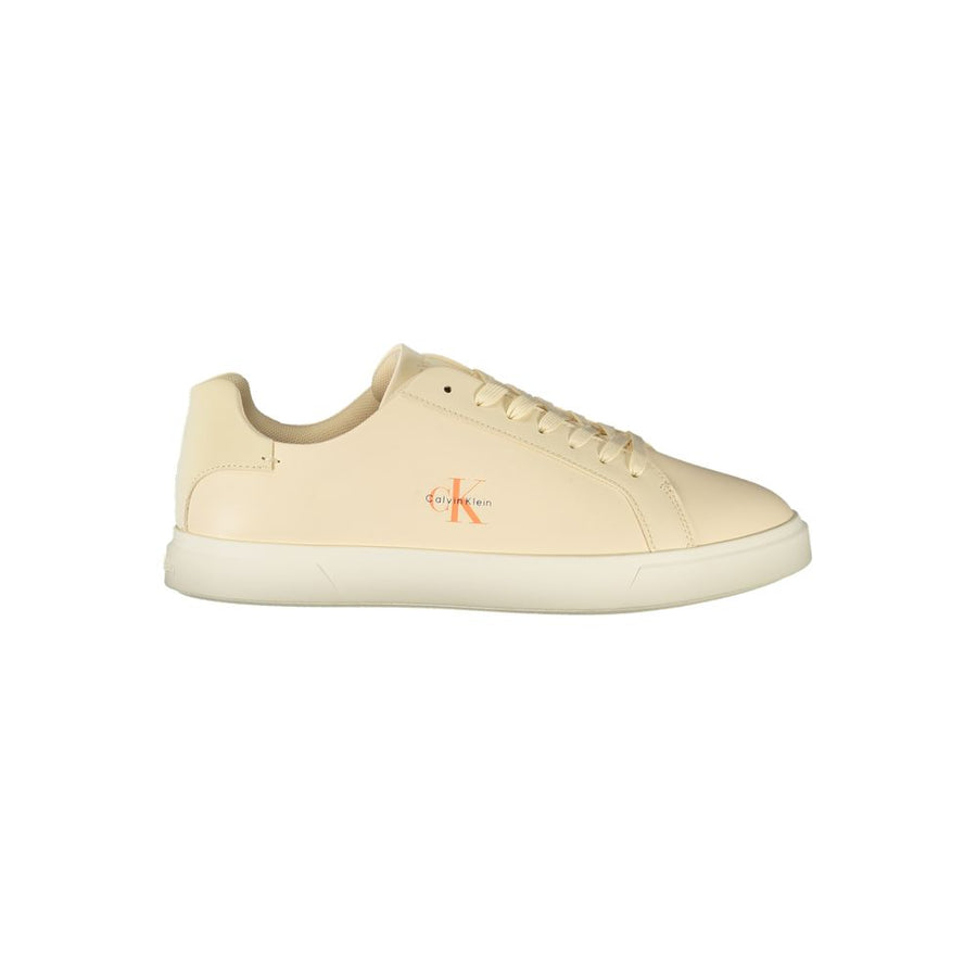 Calvin Klein Beige Polyurethane Women's Sneaker