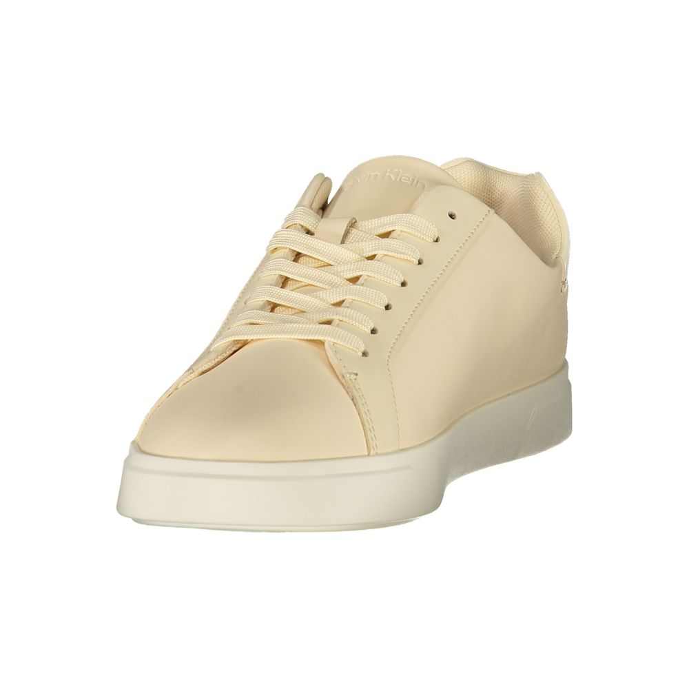 Calvin Klein Beige Polyurethane Women's Sneaker