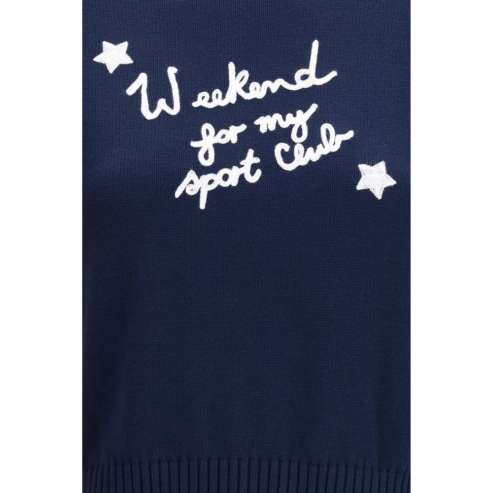 Max Mara Blue Cotton Sweatshirt