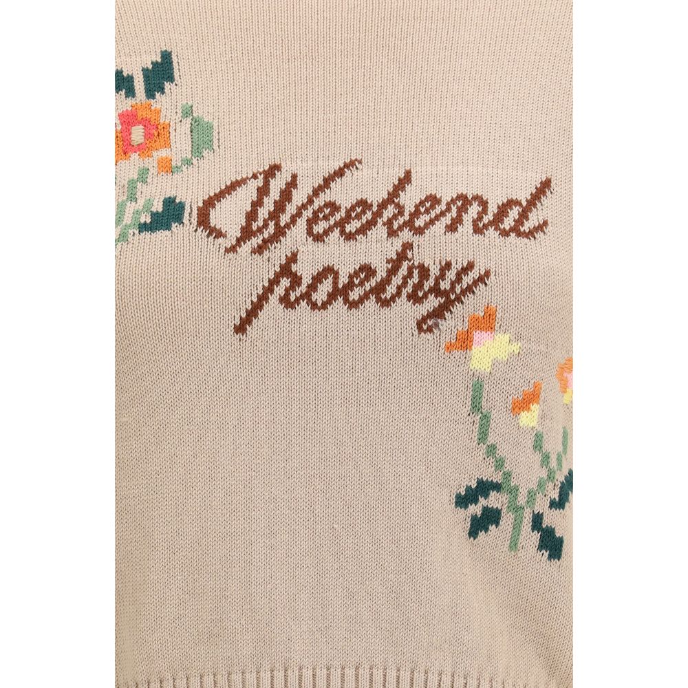 Max Mara Beige Cotton Sweatshirt