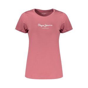 Pepe Jeans Pink Cotton Women's T-Shirt