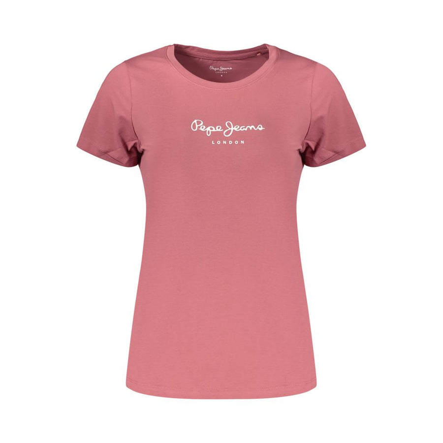 Pepe Jeans Pink Cotton Women's T-Shirt