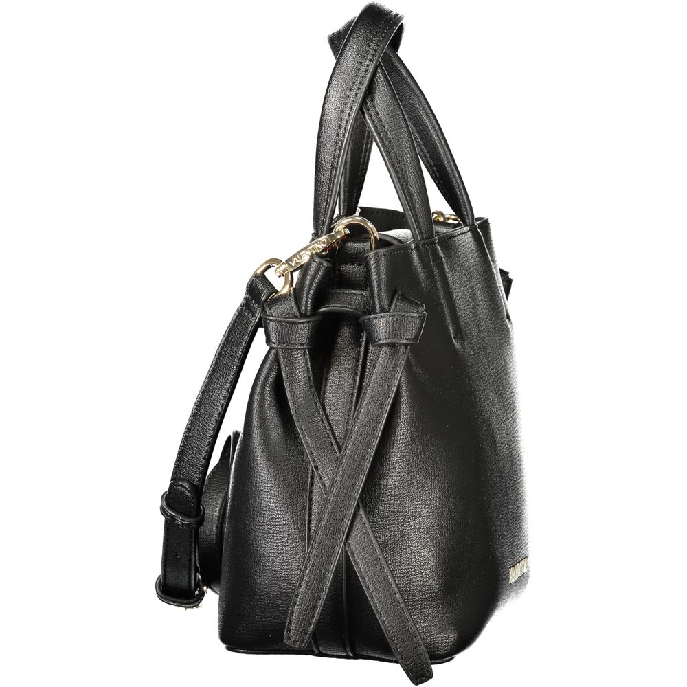 Mario Valentino Black Polyurethane Women's Bag