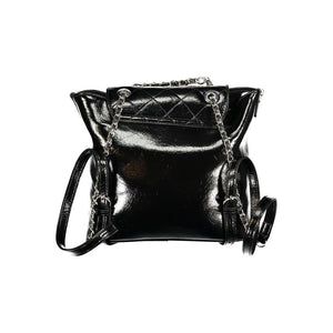 Mario Valentino Black Polyurethane Women's Backpack