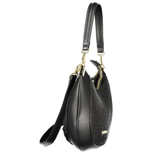 Mario Valentino Black Polyurethane Women's Bag