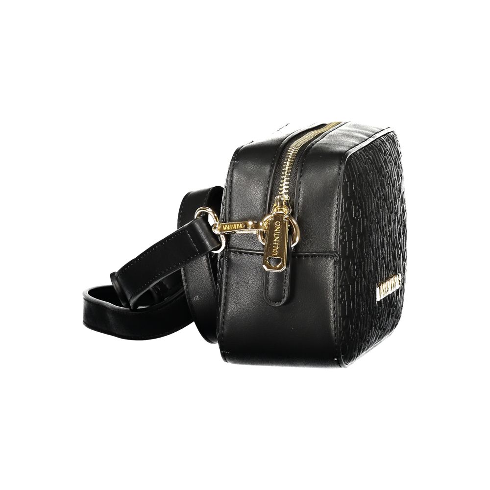 Mario Valentino Black Polyurethane Women's Bag