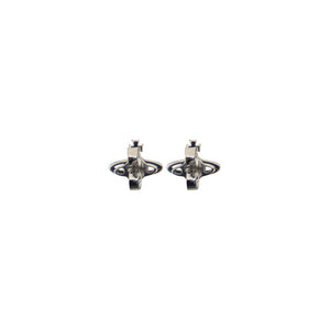 Vivienne Westwood Gray Brass Earrings