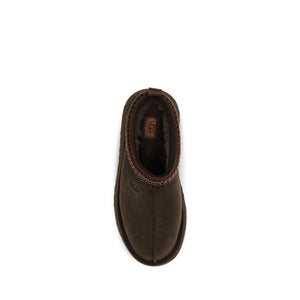 UGG Brown Suede Leather Mules