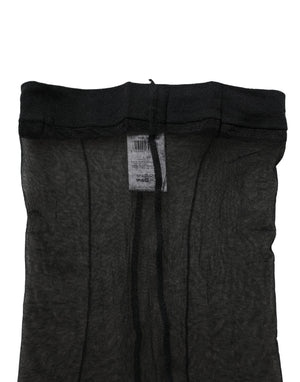 Dolce & Gabbana Black Nylon Tights Stocking Pantyhose Socks