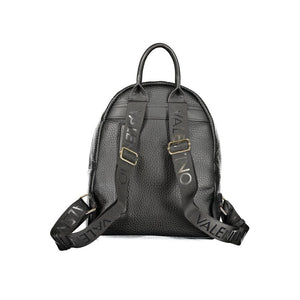 Mario Valentino Black Polyurethane Women's Backpack