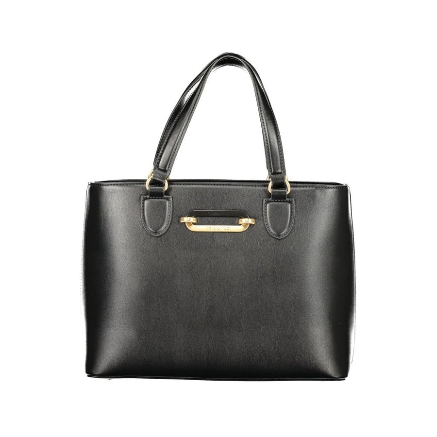 Mario Valentino Black Polyurethane Women's Bag