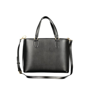 Mario Valentino Black Polyurethane Women's Bag