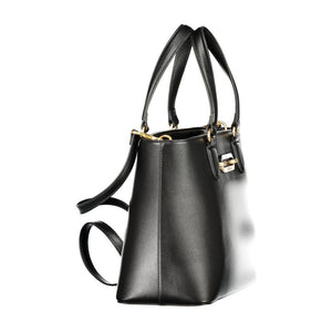 Mario Valentino Black Polyurethane Women's Bag