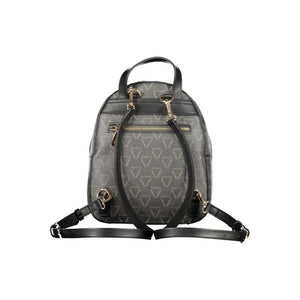 Mario Valentino Black Polyurethane Women's Backpack