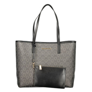 Mario Valentino Black Polyurethane Women's Bag