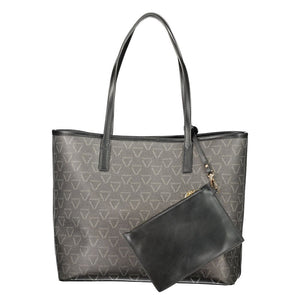 Mario Valentino Black Polyurethane Women's Bag