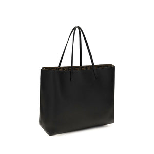 Fendi Black Calf Leather Bos Taurus Shoulder Bag