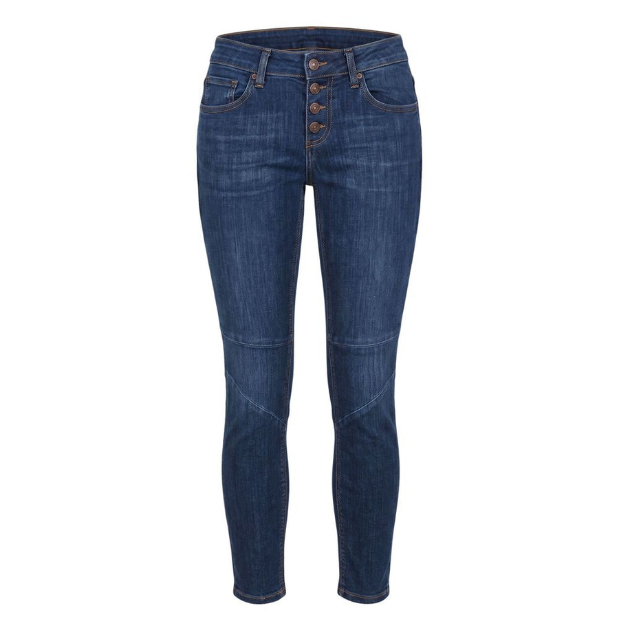 Object Blue Cotton Women's Jeans