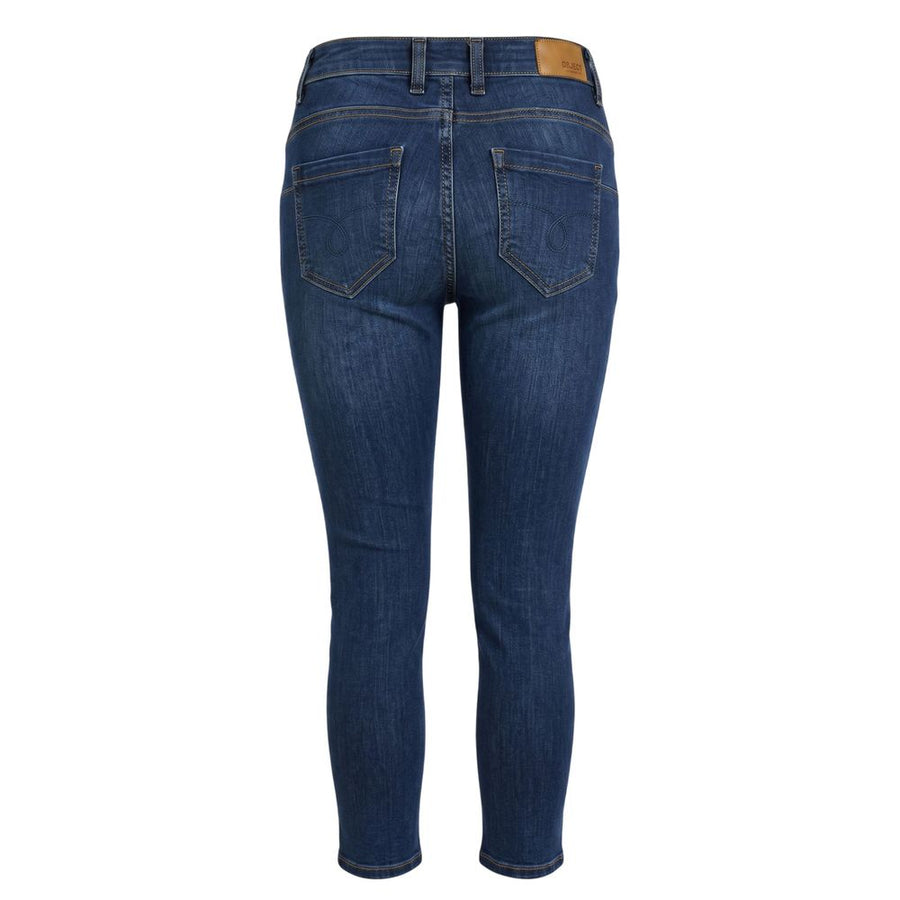 Object Blue Cotton Women's Jeans