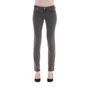 Jacob Cohen Gray Cotton Women Jeans