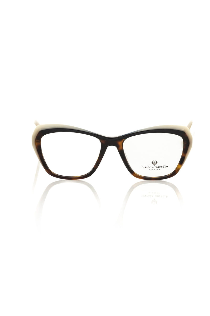 Frankie Morello multicolor acetate cat-eye women's glasses frame